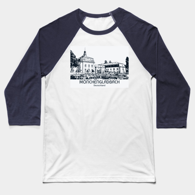 Mönchengladbach - Deutschland Baseball T-Shirt by Lakeric