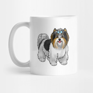 Dog - Biewer Terrier - Tricolor Mug