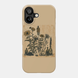 Botanical illustration vintage Phone Case