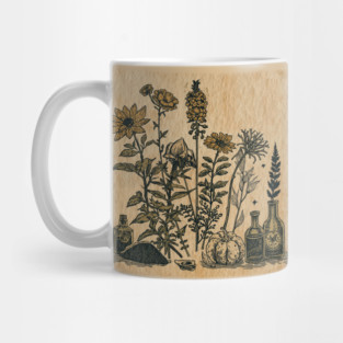 Botanical illustration vintage Mug