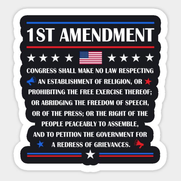First Amendment U.S. Constitution Magnet by Charles's Store 8