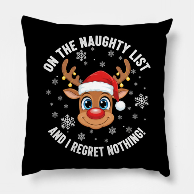 christmas-humor Pillow by Creatifly Graphic Tees