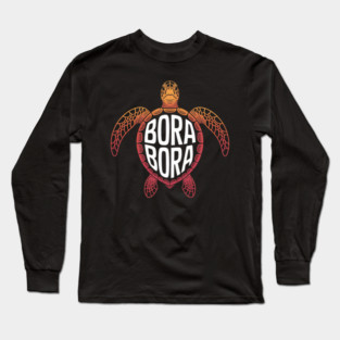 Bora Bora French Polynesia Long Sleeve T-Shirt