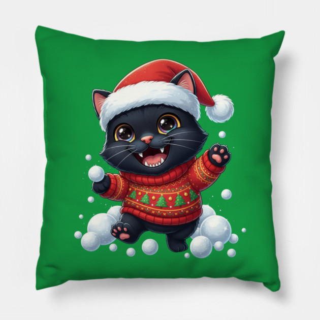 christmas-humor Pillow by Creatifly Graphic Tees