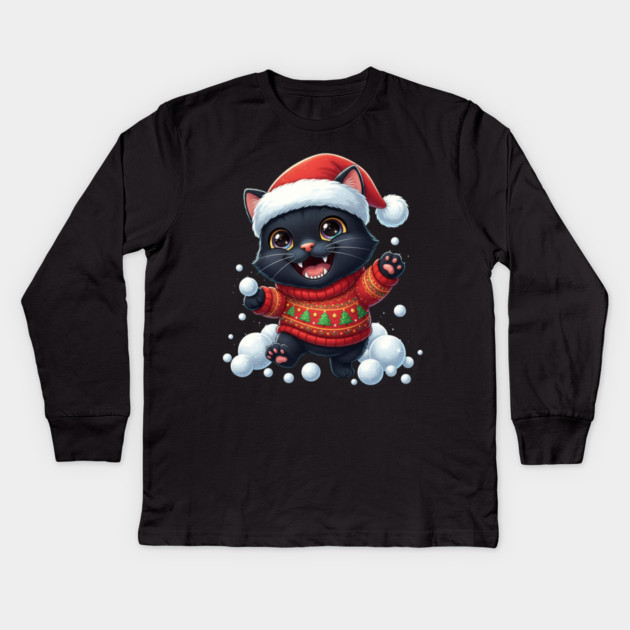 christmas-humor Kids Long Sleeve T-Shirt by Creatifly Graphic Tees