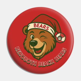Santa Bear Pin