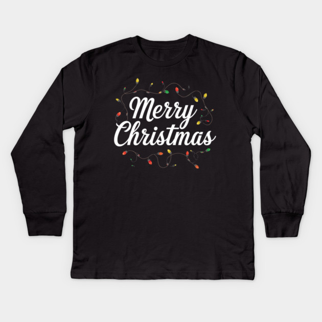 christmas-humor Kids Long Sleeve T-Shirt by Creatifly Graphic Tees