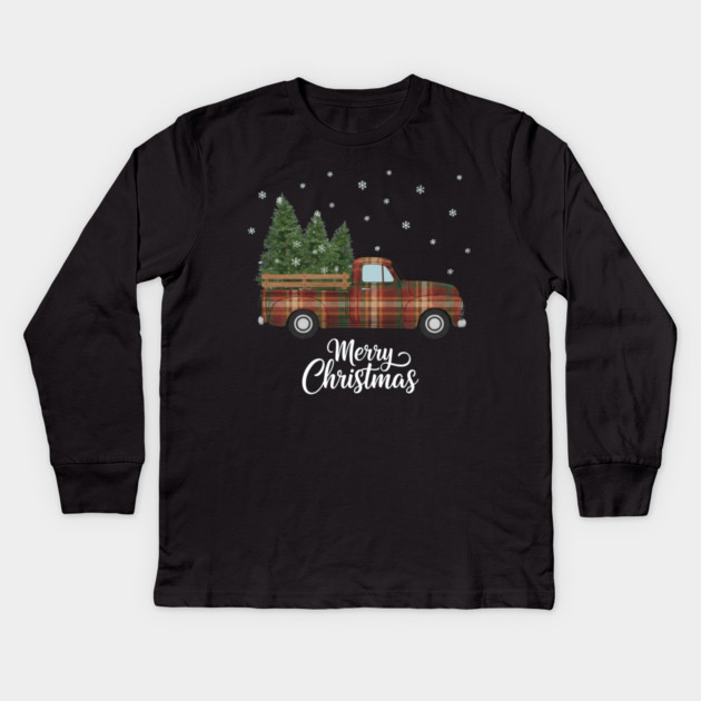 christmas-humor Kids Long Sleeve T-Shirt by Creatifly Graphic Tees