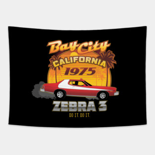 Bay City - Zebra 3 Tapestry