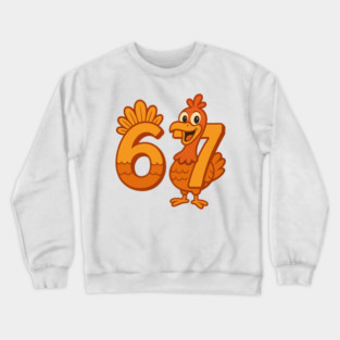 Six Seven Thanksgiving Turkey Crewneck Sweatshirt