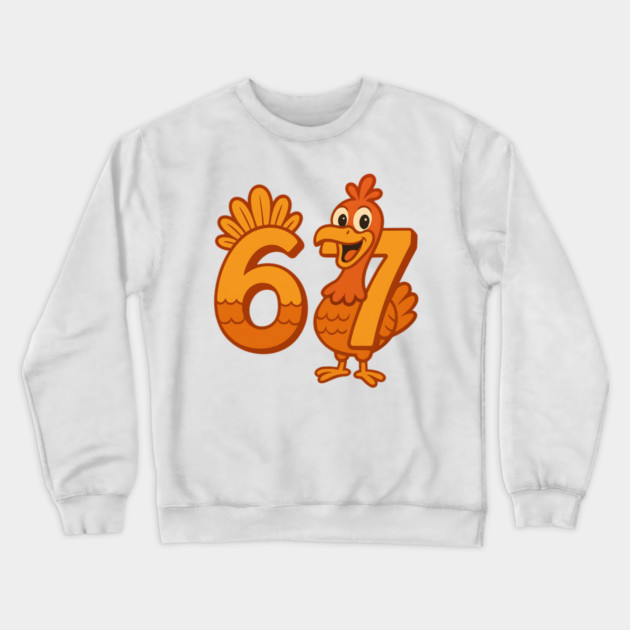 Six Seven Thanksgiving Turkey Crewneck Sweatshirt by ArtistTee ⭐⭐⭐⭐⭐