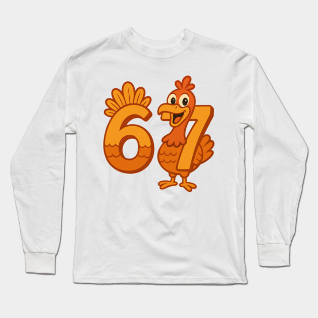 Six Seven Thanksgiving Turkey Long Sleeve T-Shirt by ArtistTee ⭐⭐⭐⭐⭐
