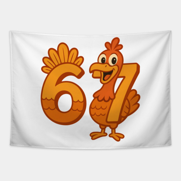 Six Seven Thanksgiving Turkey Tapestry by ArtistTee ⭐⭐⭐⭐⭐