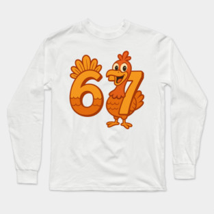 Six Seven Thanksgiving Turkey Long Sleeve T-Shirt