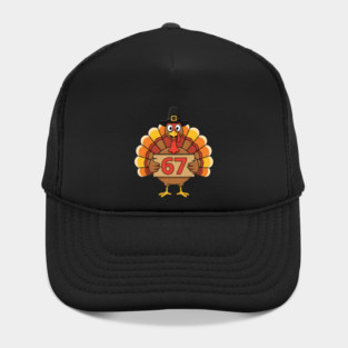 67 Meme Humor Funny 6-7 Thanksgiving Turkey Six Seven Joke Hat