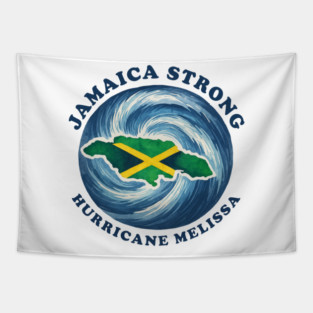 Jamaica Strong Hurricane Melissa Tapestry
