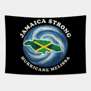 Jamaica Strong Hurricane Melissa Tapestry