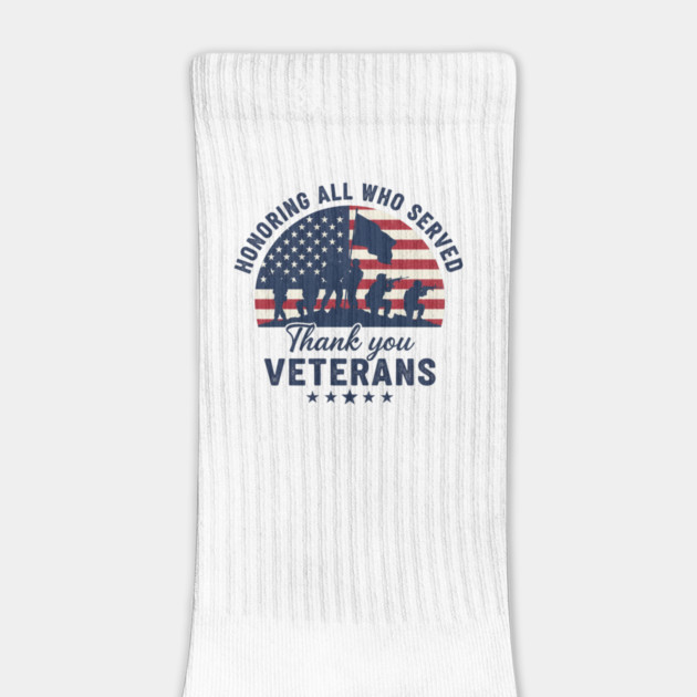 Honoring All Who Served | Thank You Veterans Day Patriotic American Flag Soldiers Design by ArtistTee ⭐⭐⭐⭐⭐