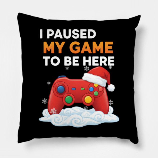 christmas-humor Pillow by Creatifly Graphic Tees