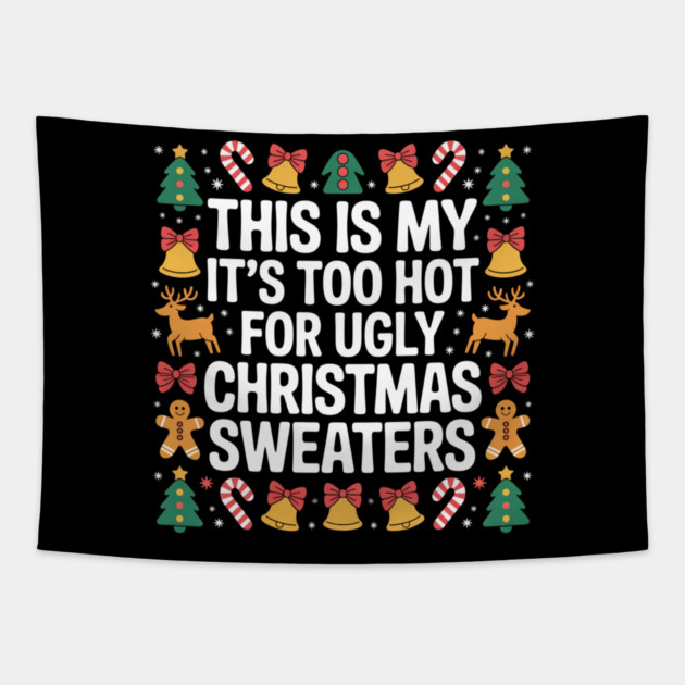 christmas-humor Tapestry by Creatifly Graphic Tees