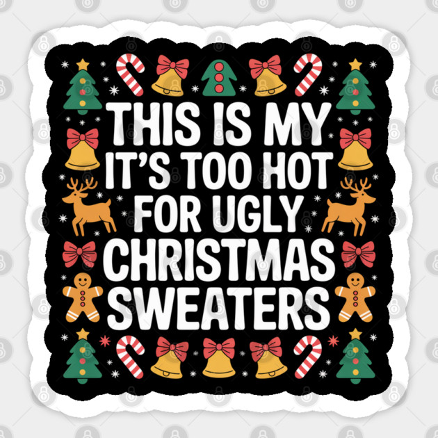 christmas-humor Sticker by Creatifly Graphic Tees