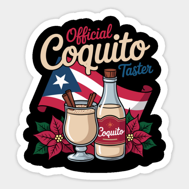 Official Coquito Tester Funny Puerto Rican Christmas Magnet by creative