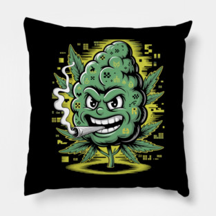 Nugget Glitch: High on Code Pillow