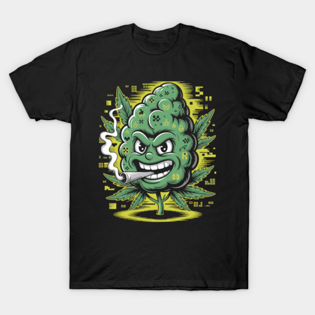 Nugget Glitch: High on Code T-Shirt by Cosmo Gazoo