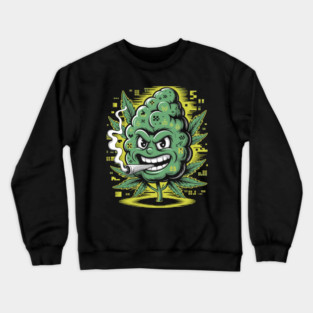 Nugget Glitch: High on Code Crewneck Sweatshirt