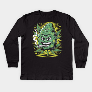 Nugget Glitch: High on Code Kids Long Sleeve T-Shirt