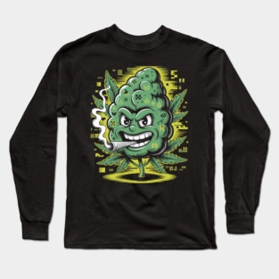 Nugget Glitch: High on Code Long Sleeve T-Shirt