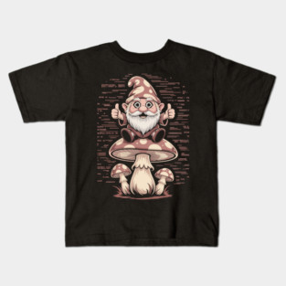 Gnome Trip: Thumbs Up for the Fungi Frontier Kids T-Shirt