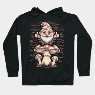 Gnome Trip: Thumbs Up for the Fungi Frontier Hoodie