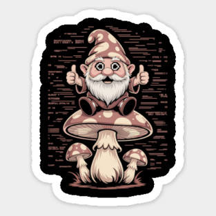 Gnome Trip: Thumbs Up for the Fungi Frontier Magnet