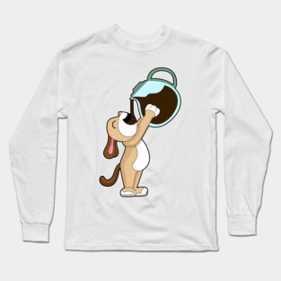 Dog Coffee Coffee pot Long Sleeve T-Shirt