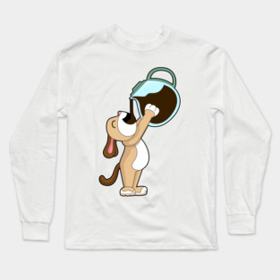 Dog Coffee Coffee pot Long Sleeve T-Shirt