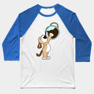 Dog Coffee Coffee pot Baseball T-Shirt