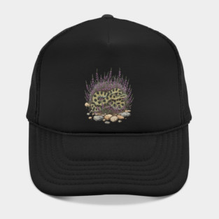 Adder in Heather Vintage Snake Artwork Hat