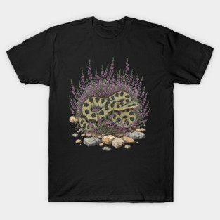 Adder in Heather Vintage Snake Artwork T-Shirt