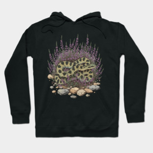 Adder in Heather Vintage Snake Artwork Hoodie