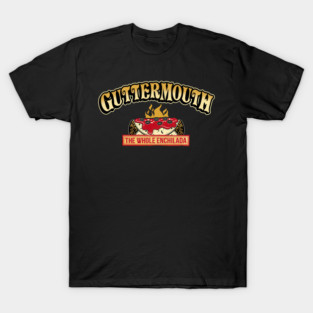 Guttermouth The Whole Enchilada Burning Gold Logo Vision T-Shirt