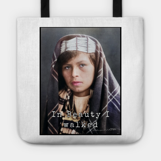Edward Curtis In Beauty I Walked Photo Collection Tote by Art2Wear