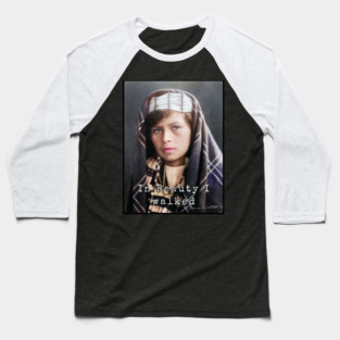 Edward Curtis In Beauty I Walked Photo Collection Baseball T-Shirt