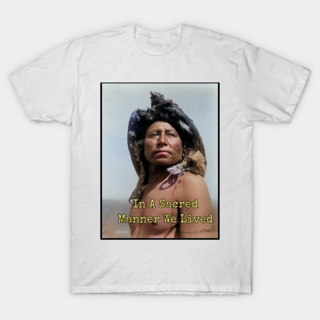 Edward Curtis Native American Photo, In Beauty, T-Shirt by Art2Wear