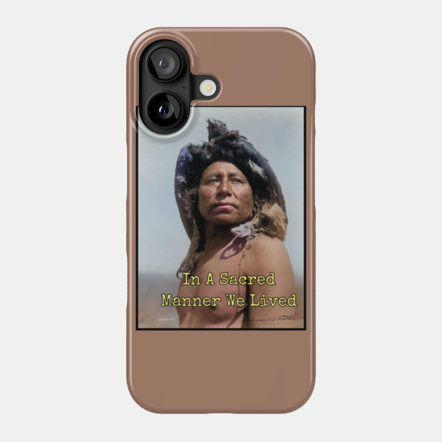 Edward Curtis Native American Photo, In Beauty, Phone Case by Art2Wear