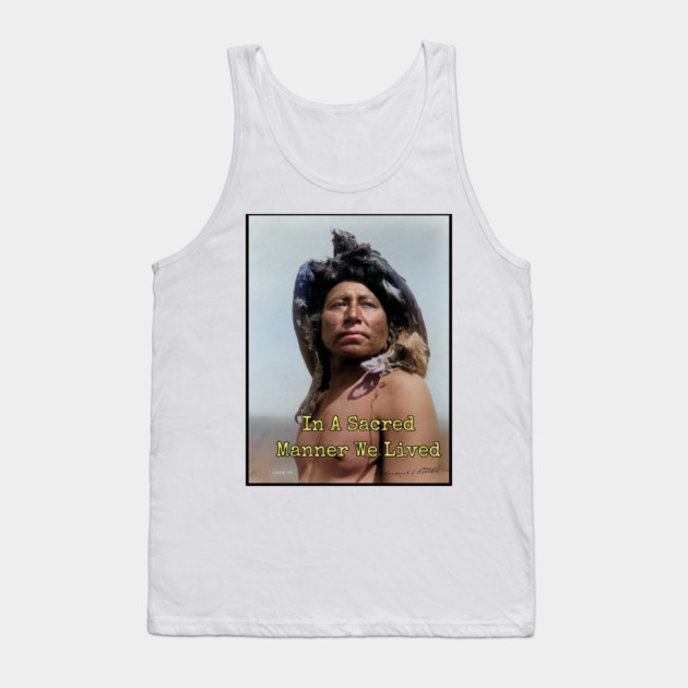 Edward Curtis Native American Photo, In Beauty, Tank Top by Art2Wear