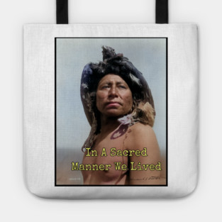 Edward Curtis Native American Photo, In Beauty, Tote