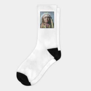 In a Sacred Manner We Lived, Native American Socks