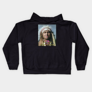 In a Sacred Manner We Lived, Native American Kids Hoodie