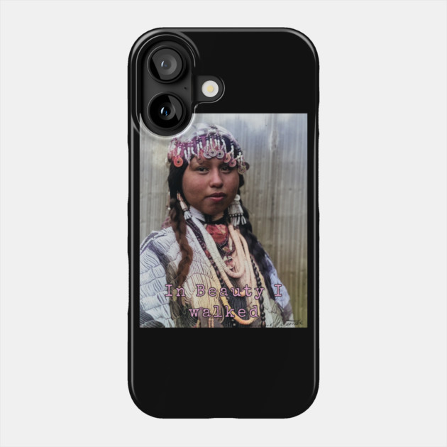 Edward Curtis In Beauty I Walked Photo Art Phone Case by Art2Wear